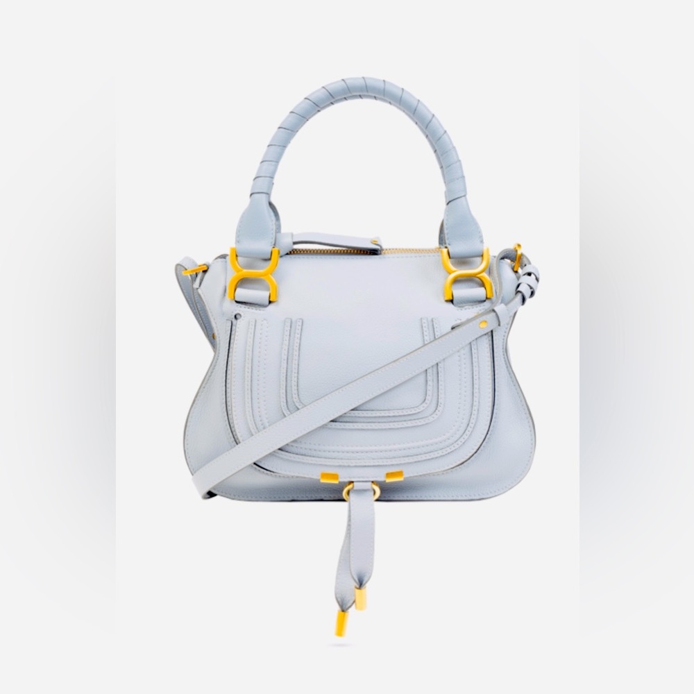 Chloé Marcie small double handle handbag graceful blue BNWT